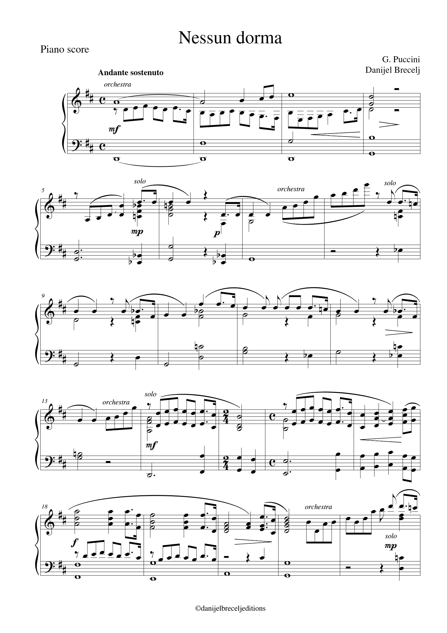 Nessun dorma